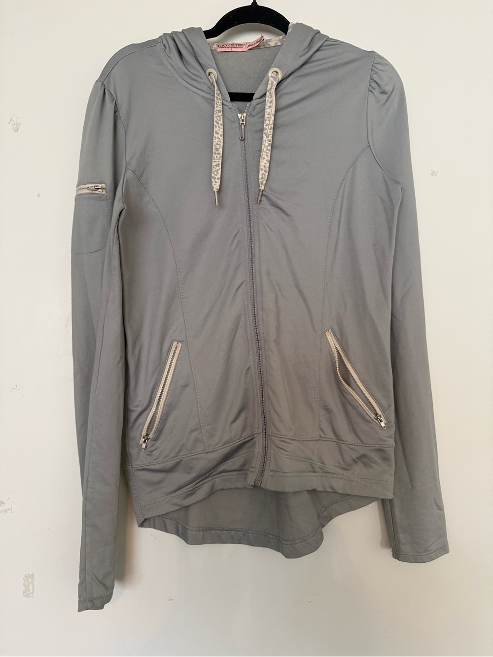 Vintage Juicy Couture Women's Hooded Zip Jacket